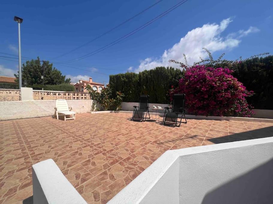 Bungalow In Calpe - Swimming Pool And Tennis Court ภายนอก รูปภาพ